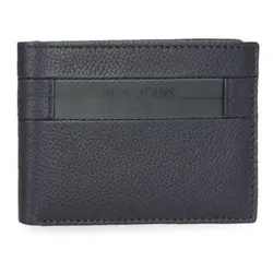 Pepe Jeans Unisex. 7887133 Ledergeldbörse Checkbox Marineblau (OSFA), Lässig