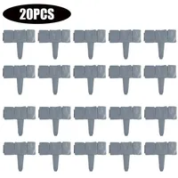 20 Stück Faltbare Gartenzaun-einfassungen Aus Kunststoff In Steinoptik, Ideal Für Gartenzäune Und Rasenzäune, Diy-dekorationen