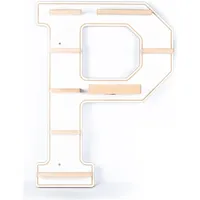 BOARTI Wandregal "Buchstabe P" für Toniebox