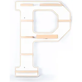 BOARTI Wandregal "Buchstabe P" für Toniebox