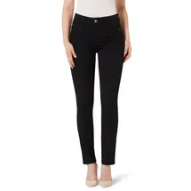 Stooker Women Slim-fit-Jeans Milano Damen Stretch Jeans -BLACK- Magic Shape schwarz 42