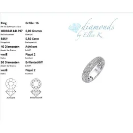 Diamonds by Ellen K. 585 mit 90x Diamant zus. 0,50ct.