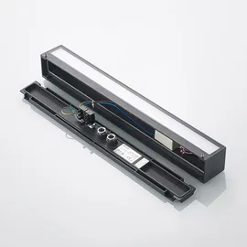 ARCCHIO Außenwandleuchte Aluminium 6,0 cm grau 2-flammig