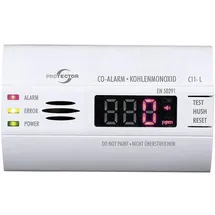PROTECTOR PROTECTOR Gasmelder C11-L, mit LED-Anzeige, Kohlenmonoxid-Melder 15022