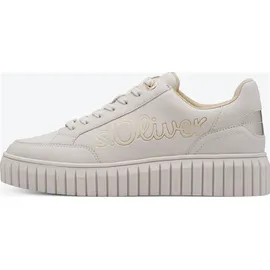 s.Oliver Damen Sneaker für Damen, beige, 39 EU
