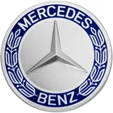 Mercedes-Benz Collection Radnabenabdeckung | Stern Mit Lorbeerkranz | Blau