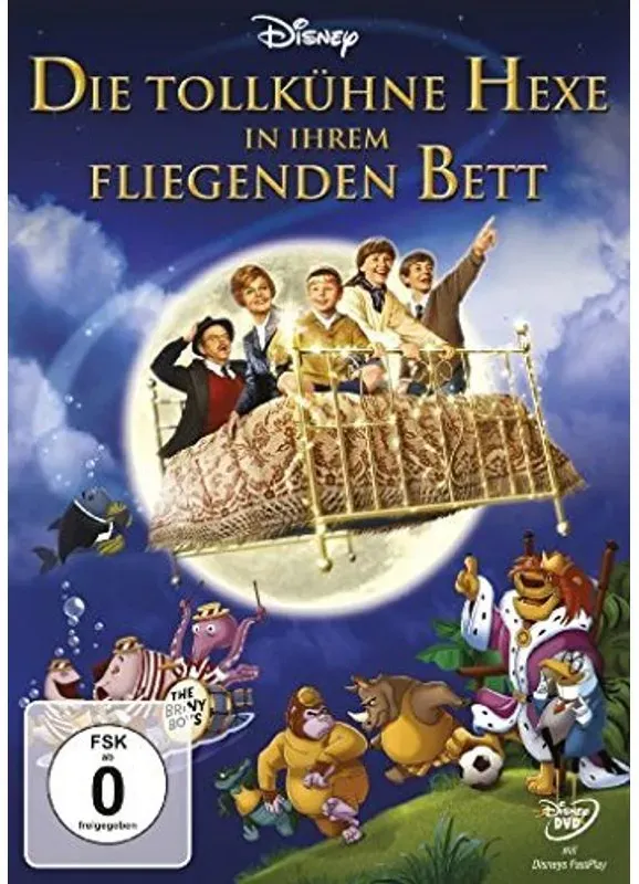 Die Tollkühne Hexe In Ihrem Fliegenden Bett (DVD)