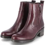 Gabor Damen Ankle Boots, Weinrot Glattleder Größe: 38 / Rot - 38