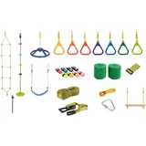 Eduplay Ninja Line Profi Set mit Schaukel und Kletterseil Mehrfarbig