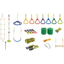 Eduplay Ninja Line Profi Set mit Schaukel und Kletterseil Mehrfarbig