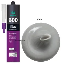 Ramsauer 600 1K Silikon Klebstoff 415g Kartusche grau