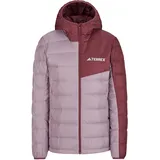 Adidas Terrex Multi Light Hooded Daunenjacke Preloved Fig / Burgundy S