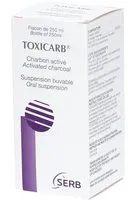 TOXICARB, suspension buvable, boîte de 1 flacon 250 ml Suspension(S) Buvable(S)