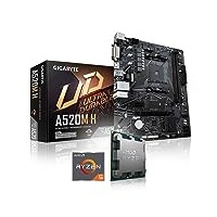 Memory PC Aufrüst-Kit Bundle AMD Ryzen 5 4500 6X 3.6 GHz, 8 GB DDR4, GIGABYTE A520M H, komplett fertig montiert inkl. Bios Update und getestet