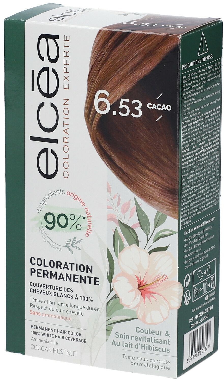 elcéa Coloration Permanente Cacao – 6.53 140 ml set(s)