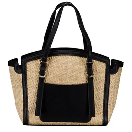 Valentino Demetra Henkeltasche Kunstleder Beige/Black