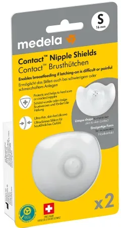 Medela Contact Brusthütchen Größe S (16mm) 2 Stück