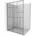 Walk-in 120 schwarz gebürstetes Messing 800-120-103-65