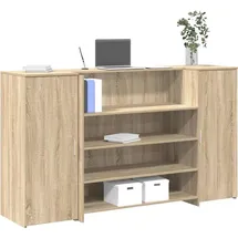 vidaXL Empfangstheke Sonoma-Eiche 180x50x103,5 cm Holzwerkstoff - Braun