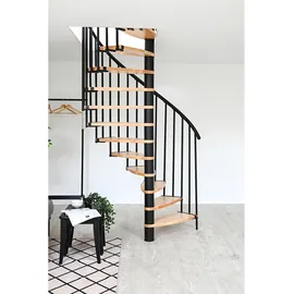 Minka Spindeltreppe Luna 38 305,5 cm Holz Weiß