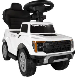 Lemodo Rutschauto Ford F-150 weiß mit Schiebestange, Bügel und Staufach