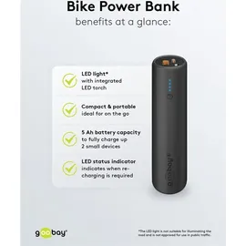 goobay Bike-Powerbank 5.0 5000 mAh 60656