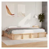 vidaXL Bettrahmen 180 x 200 cm Braun