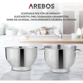 Arebos Küchenmaschine 1500 W rot