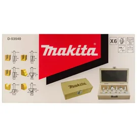 Makita Fräser-Set 6-tlg. D-53540