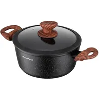 Florina MASTER BLACK Kochtopf 24 cm rund