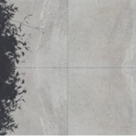 Terrassenplatte Feinsteinzeug grau 60 x 60 x 2 cm