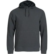 New Wave Classic Hoodie Meliert Schwarz 5XL