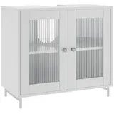 Vicco Waschbeckenunterschrank Malte 60 x 58 x 30 cm Weiß
