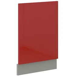 Frontblende Geschirrspüler integriert 45 cm Rot Hochglanz Küche Rose Bianca