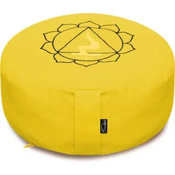 Meditationskissen Chakras Meditation Gelb Bequem YOGISHOP.COM gelb No Size