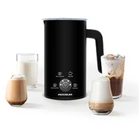 MOOSUM Milchaufschäumer Elektrisch 4-in-1 für Heißer und Kalter, Warme Milch, 300ml Milchschäumer Elektrisch, Antihaftbeschichtung für Cappuccino, Latte, Mokka, Macchiato, Milchkocher