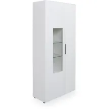 Vitrine Vitreo Neo 90 x 40 x 197 cm Weiß