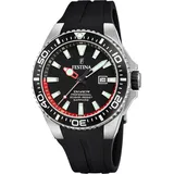 Festina Herren uhr Festina The Originals schwarz - edelstahl und gummi Herrenuhren