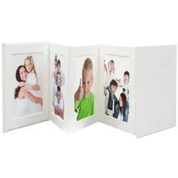 Deknudt Leporello weiß   8x13x18 Kunstleder 8 Bilder   A66DC1 8PH