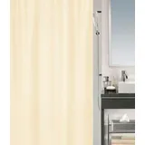 Spirella Duschvorhang - Anti-Bakteriell, waschbar, wasserdicht - Polyester, „Primo “ 240x180cm Beige