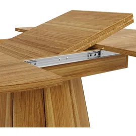 stilvora Esstisch 118 x 76 x 118 cm braun