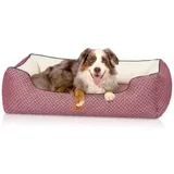 Knuffelwuff orthopädisches Design Hundebett Sanford rot XXL