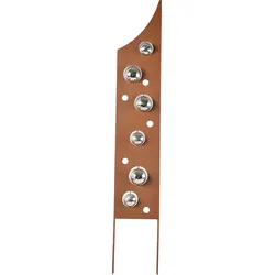 locker Deko-Windrad »Rusty Bubbles«, in Rostoptik, Materialmix, 99 cm hoch locker bunt