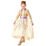 Rubie ́s Kostüm Die Eiskönigin 2 Anna Prolog Kostüm Größe 104, Bezaubernde Variante von Annas Kleid aus dem Vorspann von 'Frozen 2' beige|gelb