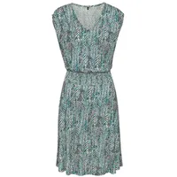 VIVANCE Sommerkleid Bedruckt Türkis/Rosé 36