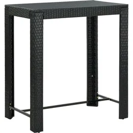 vidaXL Gartenbar-Set 5-tlg. Schwarz