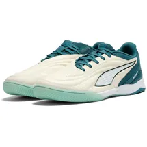 Puma Ibero V Hallenschuhe Unisex Sugared Almond/White/Emerald Ice/Mint Jelly/Black 40