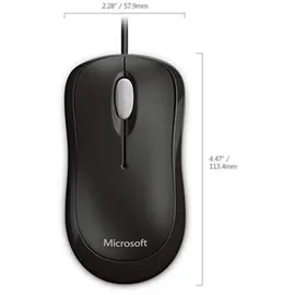 Microsoft Basic Optical Mouse for Business schwarz (4YH-00007)