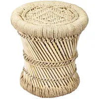 Marrakesch Orient & Mediterran Interior Hocker Benita 30 x 30 x 30 cm Beige