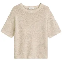 Marc O'Polo Kurzarm Pullover Loose Beige S